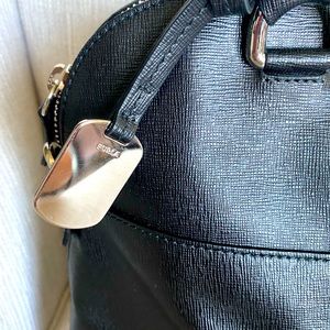 Furla Saffiano leather tote bag w/shoulder strap